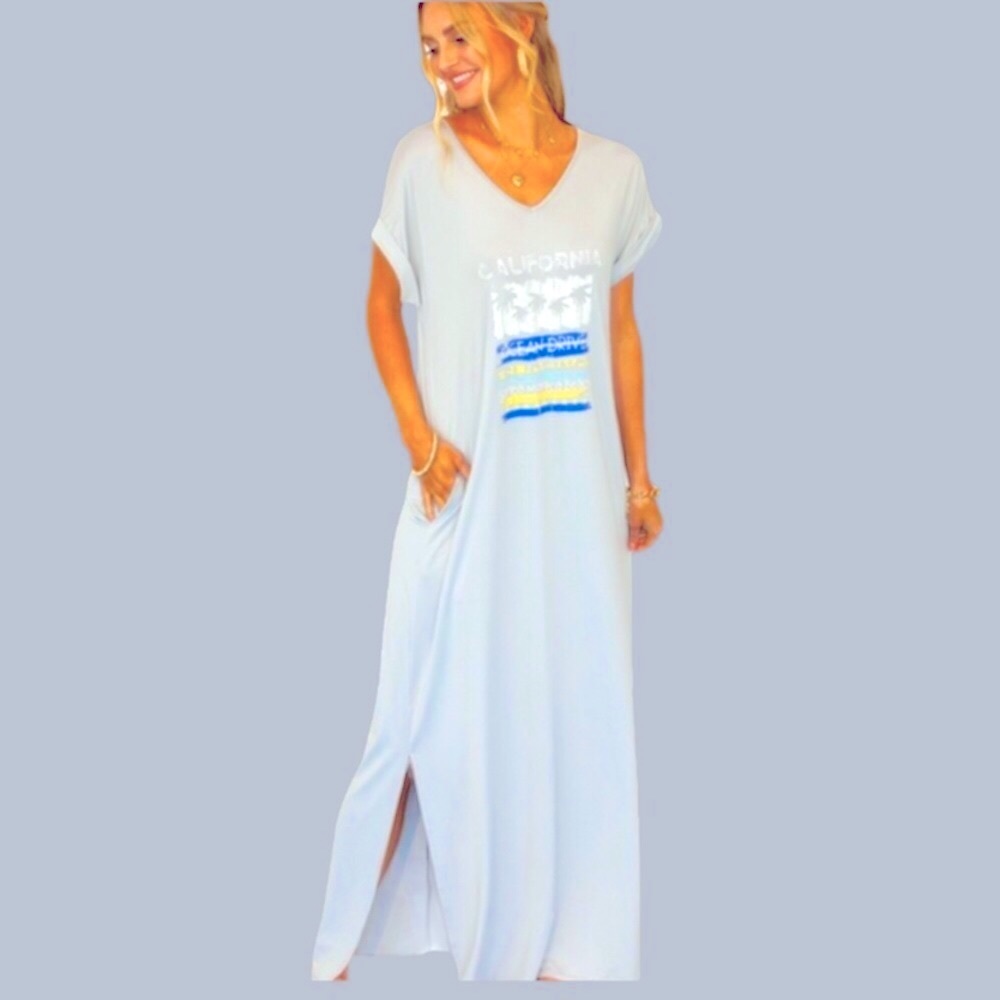 🆕Chic California Summer Breeze Maxi Dress - Picture 4 of 5